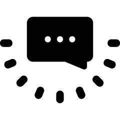 Simple vector icon new dialog
