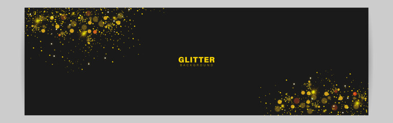 Vector illustration of glitter effect background