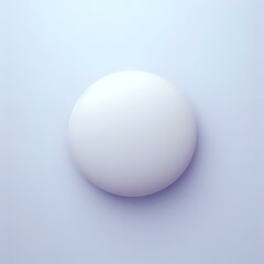 An illustration Crystal-clear glass sphere, reflecting light on a pristine white background
