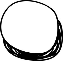 Doodle Sketchy Label Frame