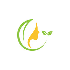 Beauty face logo, beauty salon, spa, beauty center, hair salons, etc.