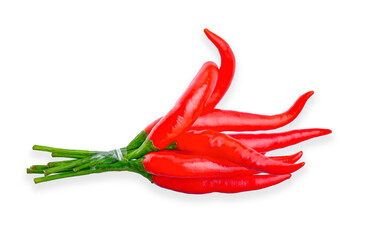 chili pepper isolated on a white background