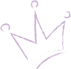 Hand Drawn Abstract Element Line Art with Rough Texture