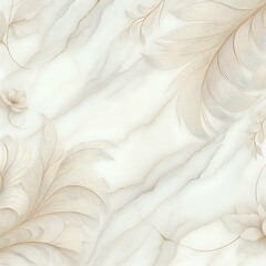 Floral white daisy pattern on a white background, perfect for spring decor