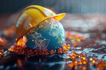 World Day for Safety and Health at Work symbolizes workplace safety during coronavirus.