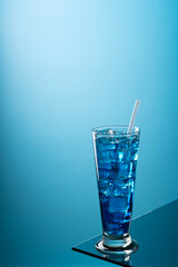 Blue Cosmopolitan Cocktail Drinks