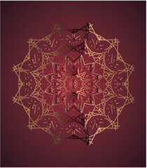 Color Mandala design