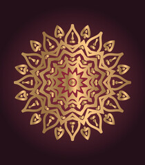 Color Mandala design