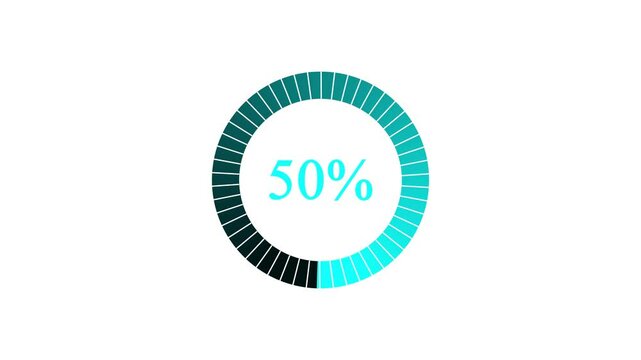 Chargement - fond vert, Loading - cercle icon