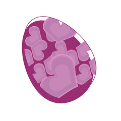 Easter Egg Love Purple