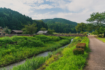 福井 一乗谷朝倉氏遺跡の風景