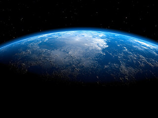 earth in space