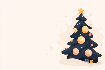Christmas Tree with Copy Space