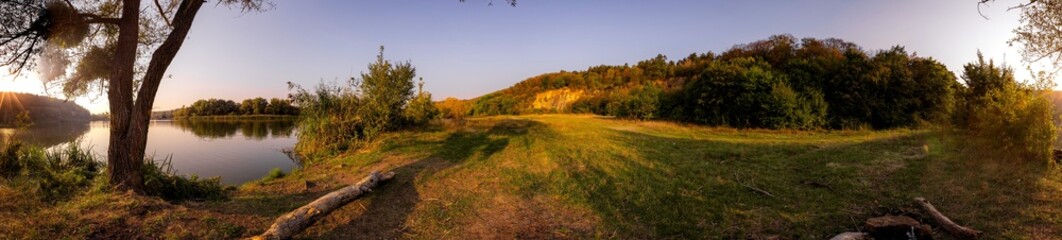 The 360-degree panorama of nature in a day