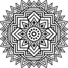 abstract brazilian indigenous pattern seamles