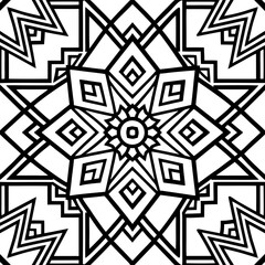 abstract brazilian indigenous pattern seamles