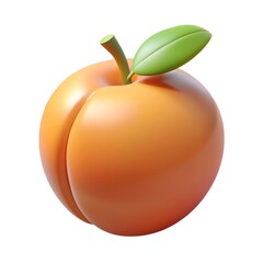 vector illustration of a peach