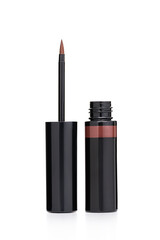 Obraz premium Brown eyeliner isolated on white. Makeup product