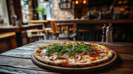 Cozy Café Pizza Delight