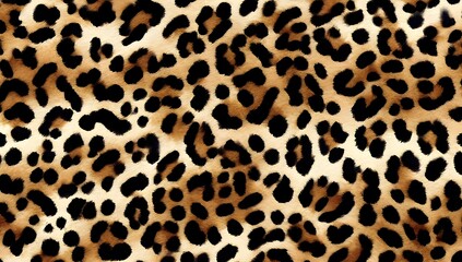 Fototapeta premium leopard texture real cat hair fashion design