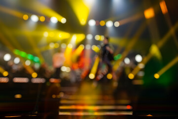 Fototapeta premium Defocused blurred concert