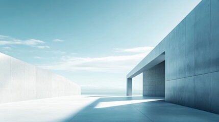 Obraz premium Aesthetic design featuring clean lines and neutral colors.