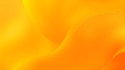Abstract Yellow Background with Smooth Gradient Waves