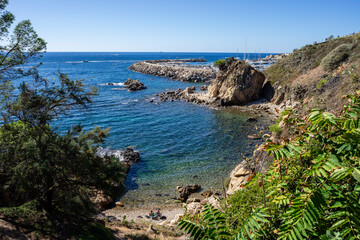 Les Pots beach, Palamós, Girona, Catalonia, Spain