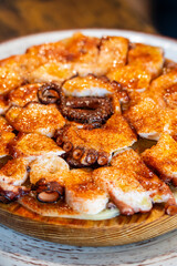 Galician style octopus, D’TAPAS, Palamós, Girona, Catalonia, Spain