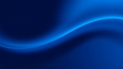 Fototapeta premium Abstract Blue Background with Smooth Gradient Waves