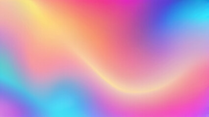 Obraz premium Grainy gradient bright holographic background, abstract soft textures