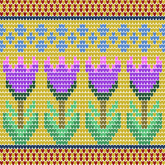 knitting pattern, pixel art, pixel knitting pattern