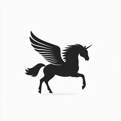Beautiful Horse Logo, Equestrian Animal Design for Your Corporate and Business Graphic Resource or Creative Project, Ai Generative