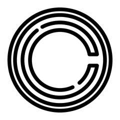 copyright cutline icon