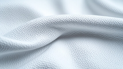 Closeup of muted winter grey leather with a fine grain and matte finish conveying the calmness of a snow covered field 