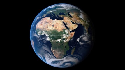 Fototapeta premium Earth from Space - Africa and the Middle East