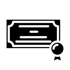 intellectual property charter solid icon