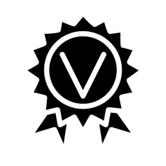 verification tape solid icon