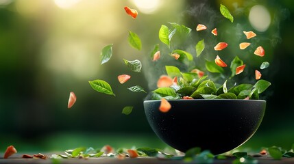 AIformulated emotional balance tea blend based on biometric data