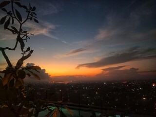 sunrise view from the rooftop of the zuri hotel