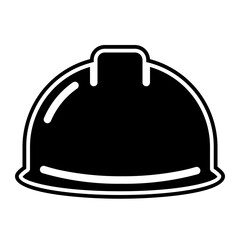 work project helmet glyph icon