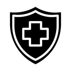 health protection  solid icon