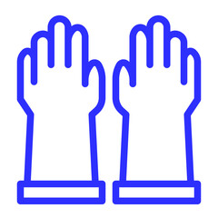 project gloves color icon