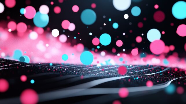 A 3D scatter plot depicting the relationships between multiple variables in a large dataset, showcasing the power of big data visualization for exploring correlations.