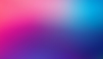 Fototapeta premium Blurred color gradient purple pink blue grainy color gradient background