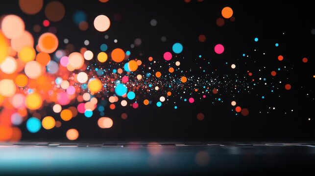A scatter plot with distinct clusters of data points, emphasizing the power of big data to reveal underlying patterns and structures.