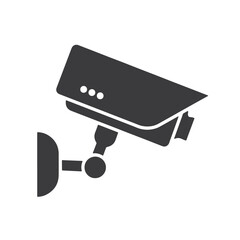 surveillance camera flat icons vector