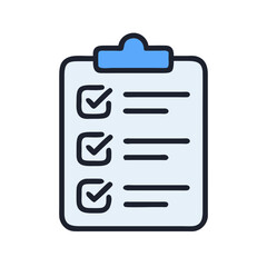 Fototapeta premium Checklist Icon