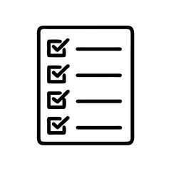 Obraz premium Checklist Icon
