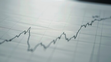 Detailed Line Graph Depicting Steady GDP Growth Over Time. Upward trend, positive,business, finance, economy,US GDP growth,China GDP growth,economic indicator,financial analysis.AI